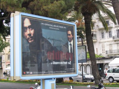 Old Boy poster on the Croisette