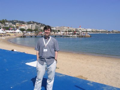 Darcy on the beach